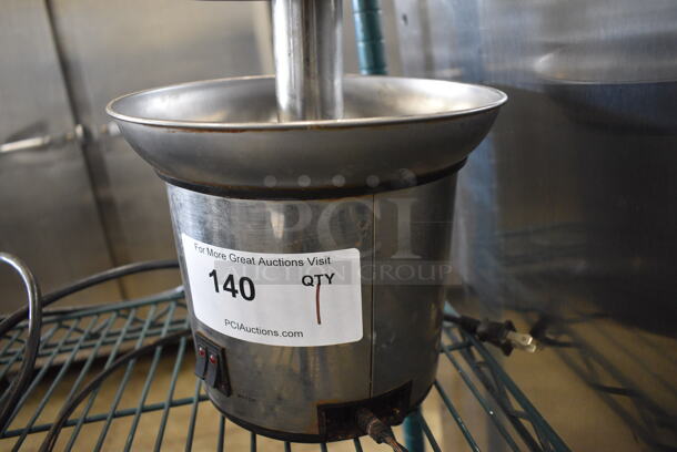 Metal Countertop Chocolate Fountain. 110 Volts, 1 Phase. 8.5x8.5x17 - Image 3 of 4