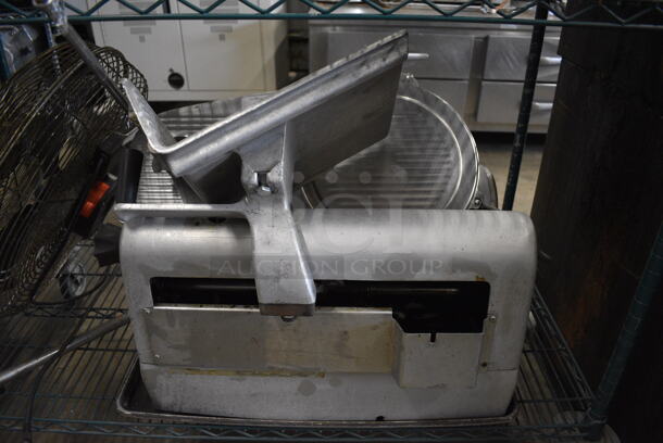 GREAT! Hobart Stainless Steel Commercial Countertop Automatic Meat Slicer. 27x24x25. Tested and Working!