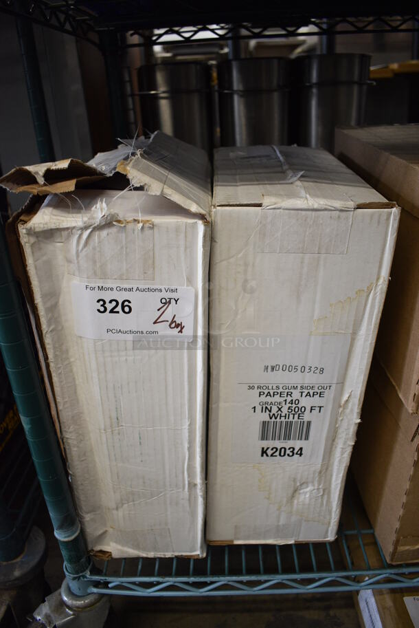2 Boxes of Paper Tape Rolls. Approximately 30 Rolls Per Box. 2 Times Your Bid! - Image 2 of 4