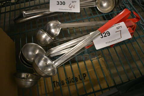 7 Metal Ladles. 12". 7 Times Your Bid!