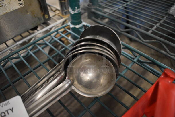 6 Various Metal Ladles. 12". 6 Times Your Bid! - Image 3 of 3