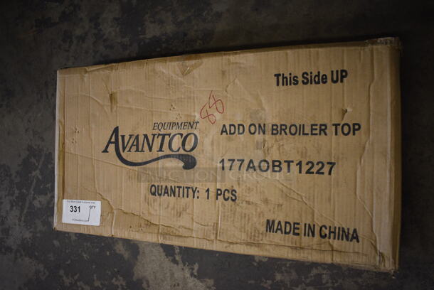 BRAND NEW IN BOX! Avantco 177AOBT1227 Add On Broiler Top.  - Image 4 of 5