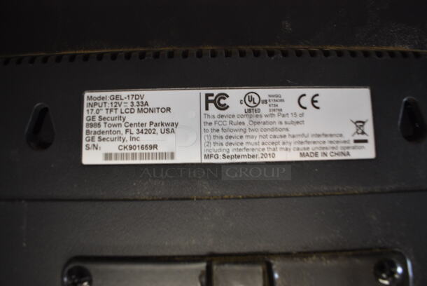 GE Model GEL-17DV 17" Computer Monitor - Image 3 of 4