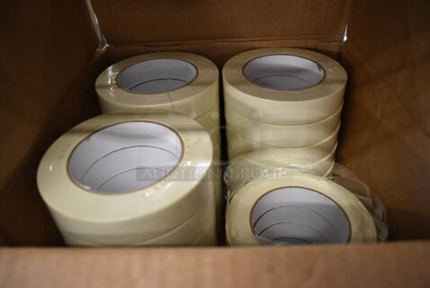ALL ONE MONEY! Box of 32 Tape Rolls. 1" Wide