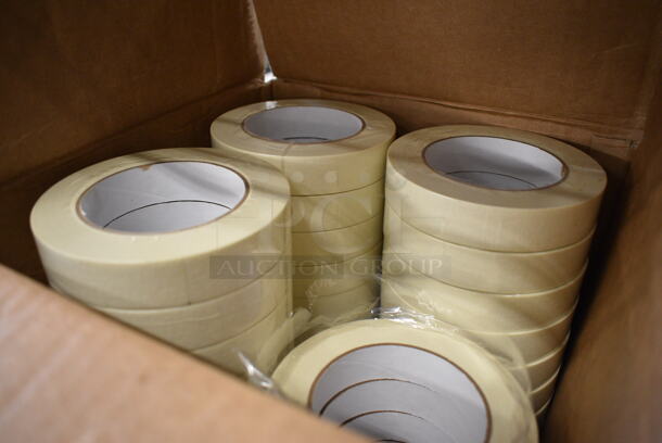 ALL ONE MONEY! Box of 32 Tape Rolls. 1" Wide - Image 2 of 3