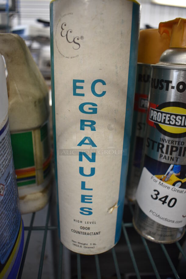 4 EC Granules Odor Counteractant Bottles. 3x3x10. 4 Times Your Bid! - Image 2 of 2