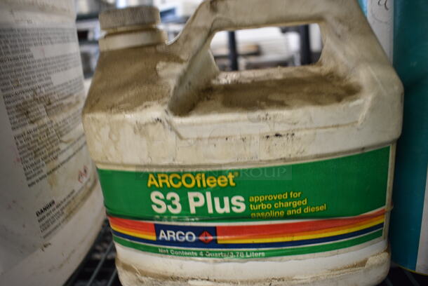 2 Various Jugs; Nu Brite Coil Cleaner and Arcofleet S3 Plus. 6x6x12, 9x4x10. 2 Times Your Bid! - Image 2 of 3