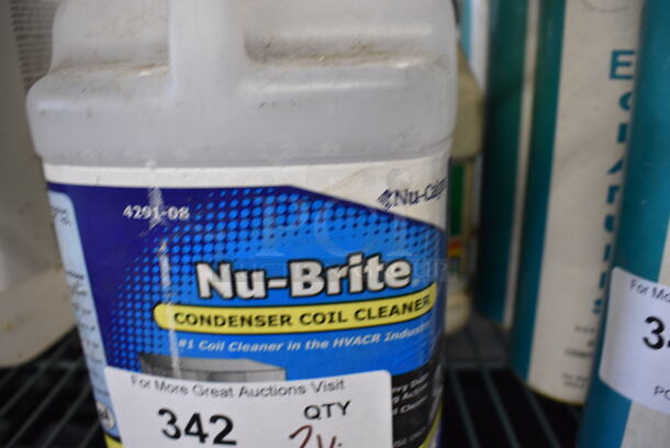 2 Various Jugs; Nu Brite Coil Cleaner and Arcofleet S3 Plus. 6x6x12, 9x4x10. 2 Times Your Bid! - Image 3 of 3