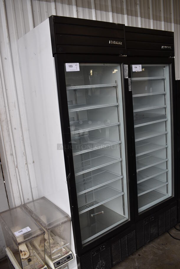 WOW! 2019 Habco Model SE18 Metal Commercial Single Door Reach In Cooler Merchandiser w/ Poly Coated Racks. 115 Volts, 1 Phase. 24x24x79. Cannot Test Due To Missing Power Cord - Image 2 of 5