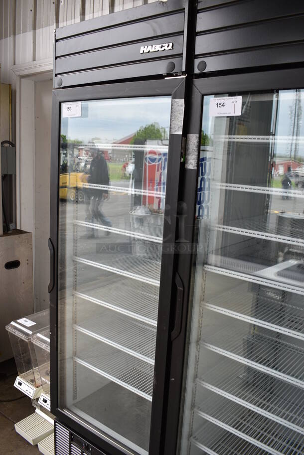 WOW! 2019 Habco Model SE18 Metal Commercial Single Door Reach In Cooler Merchandiser w/ Poly Coated Racks. 115 Volts, 1 Phase. 24x24x79. Cannot Test Due To Missing Power Cord - Image 5 of 5