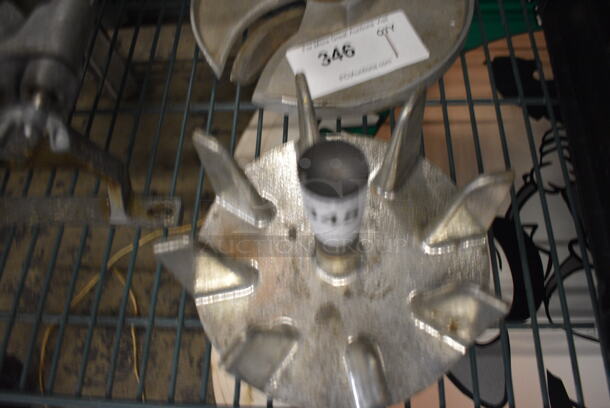 Metal Commercial Pusher For Vegetable Chute. 7.5x7.5x5 - Image 2 of 2