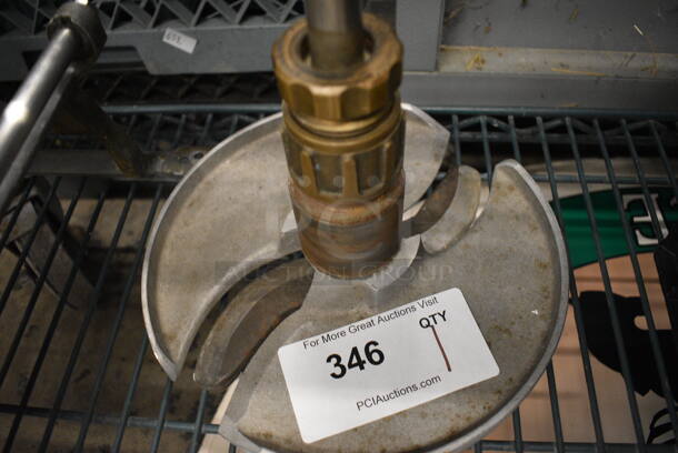 Metal Commercial S Blade for Pelican Head. 9.25x9.25x8.5 - Image 2 of 3