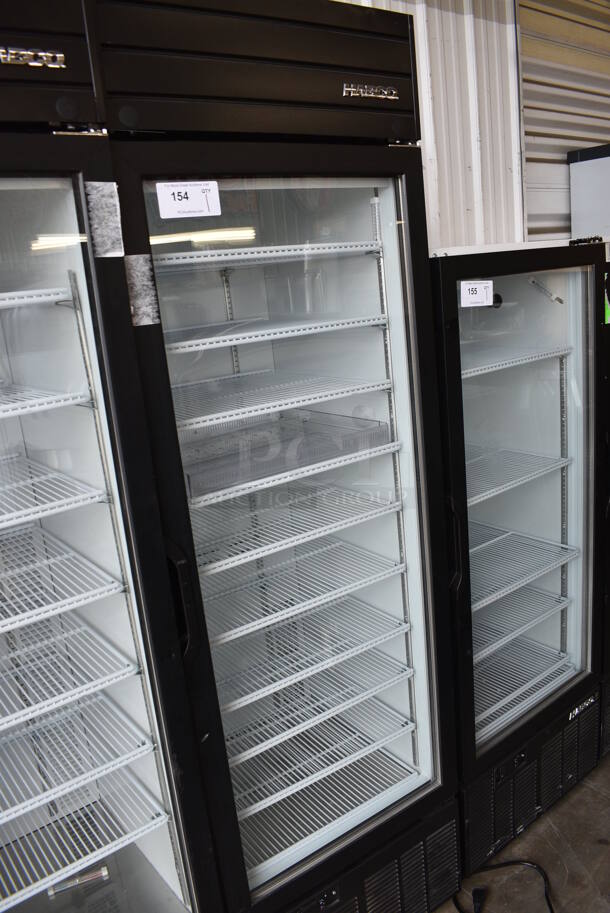 WOW! 2019 Habco Model SE18 Metal Commercial Single Door Reach In Cooler Merchandiser w/ Poly Coated Racks. 115 Volts, 1 Phase. 24x24x79. Tested and Working! - Image 2 of 5