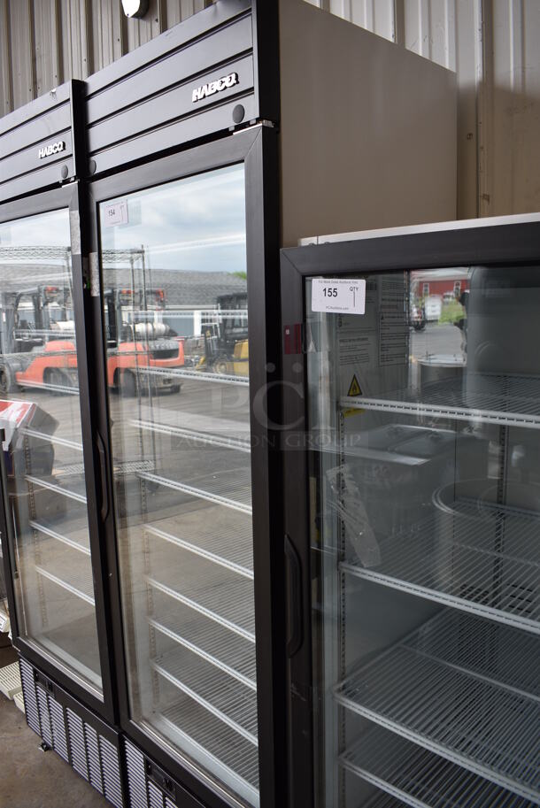 WOW! 2019 Habco Model SE18 Metal Commercial Single Door Reach In Cooler Merchandiser w/ Poly Coated Racks. 115 Volts, 1 Phase. 24x24x79. Tested and Working! - Image 3 of 5