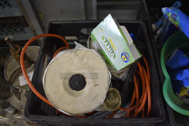 ALL ONE MONEY! Lot of 2 Bins of Various Items Including Green Bucket! - Image 2 of 5