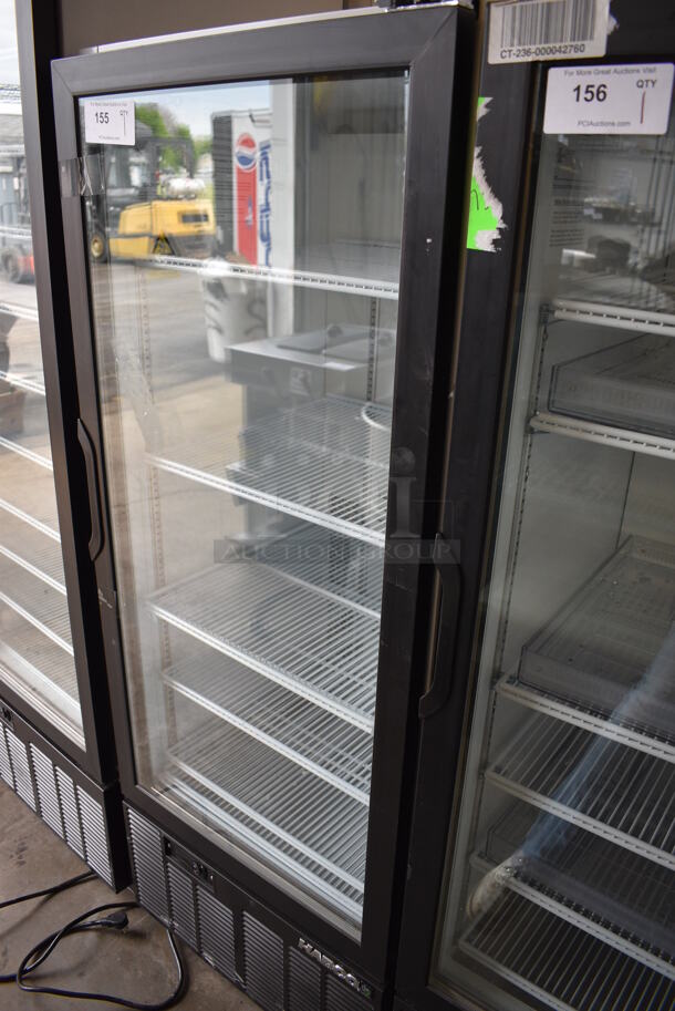 WOW! 2013 Habco Model SE12 Metal Commercial Single Door Reach In Cooler Merchandiser w/ Poly Coated Racks. 115 Volts, 1 Phase. 24x24x62.5. Tested and Working! - Image 2 of 4