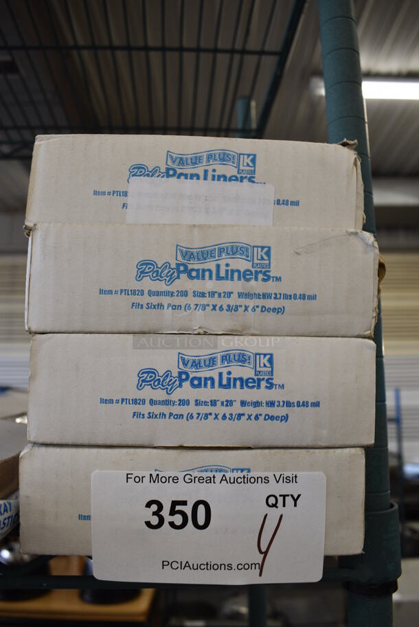 4 BRAND NEW IN BOX! Pan Liners. 18x20. 4 Times Your Bid! - Image 2 of 3