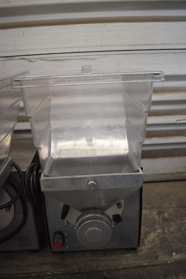 SWEET! 2013 Olde Tyme Model PN2 Stainless Steel Commercial Countertop Single Hopper Peanut Butter Mill Nut Grinder. 115 Volts, 1 Phase. 11x21x21. Tested and Working! - Image 2 of 9