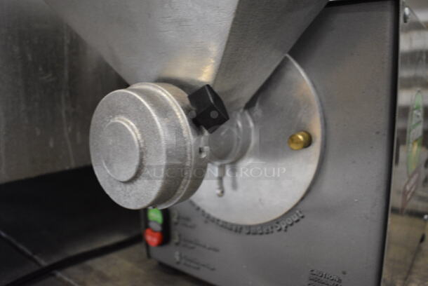SWEET! 2018 Olde Tyme Model PN2 Stainless Steel Commercial Countertop Single Hopper Peanut Butter Mill Nut Grinder. 115 Volts, 1 Phase. 11x21x21. Tested and Working! - Image 3 of 8
