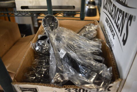 ALL ONE MONEY! Lot of Black Plastic Ladles! 10"
