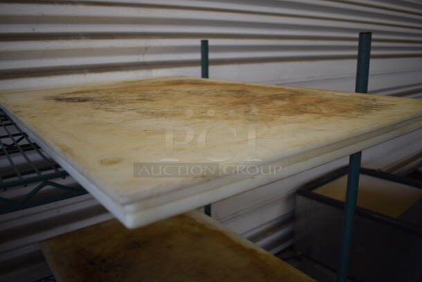 3 Various White Cutting Boards. Includes 24x36x0.5. 3 Times Your Bid! - Image 3 of 3