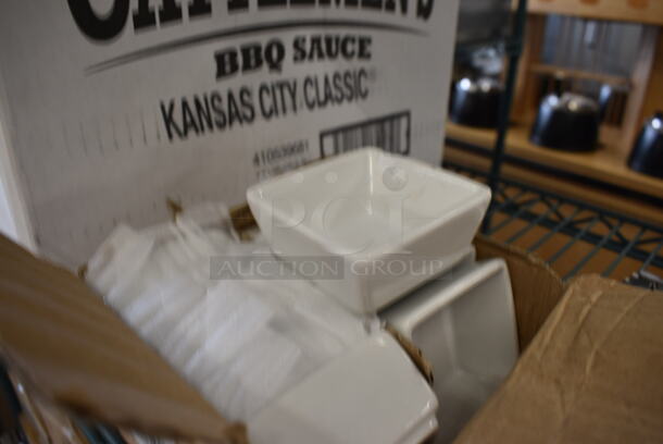 12 BRAND NEW IN BOX! White Ceramic Bowls. 3x3x1.5. 12 Times Your Bid! - Image 2 of 5