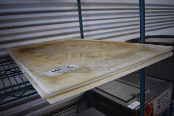 3 Various White Cutting Boards. Includes 22x36x0.5. 3 Times Your Bid! - Image 3 of 3