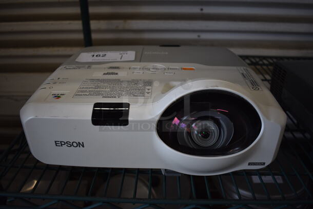 Epson Model H449A LCD Projector. 100-240 Volts, 1 Phase. 13.5x11.5x6 - Image 1 of 4
