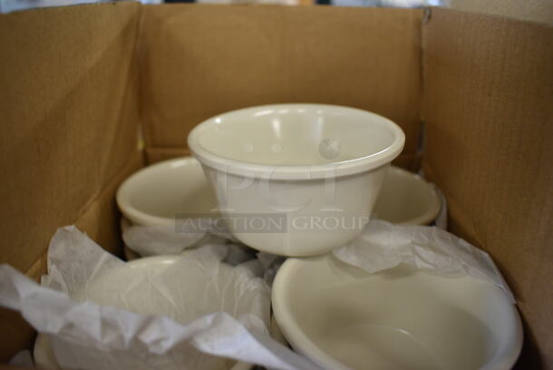 12 BRAND NEW IN BOX! Thunder Group White Poly Ramekin Bowls. 3x3x2. 12 Times Your Bid!