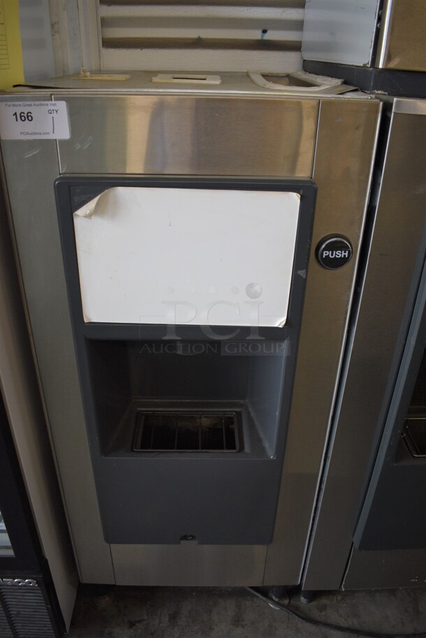 WOW! Scotsman Model HD156S-1A Stainless Steel Commercial Floor Style Hotel Ice Dispenser. 115 Volts, 1 Phase. 22x30x51
