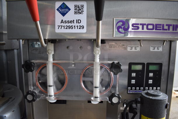 MARVELOUS! 2015 Stoelting Model SF144-38I Stainless Steel Commercial Countertop Air Cooled 2 Flavor Soft Serve Ice Cream Machine w/ Milkshake Mixer. 208-230 Volts, 1 Phase. 22x32x34 - Image 5 of 10