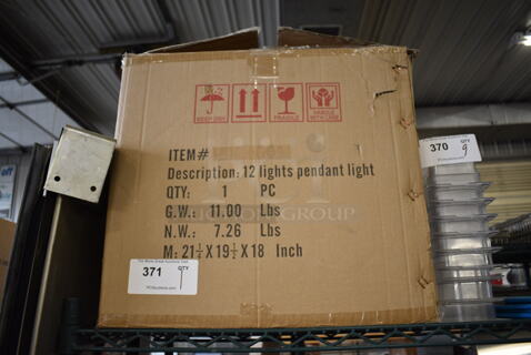 BRAND NEW IN BOX! 12 Lights Pendant Light.
