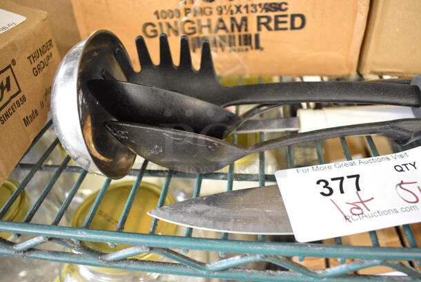 ALL ONE MONEY! Lot of 5 Various Utensils; Knife, Ladle and Spoons! - Image 3 of 3