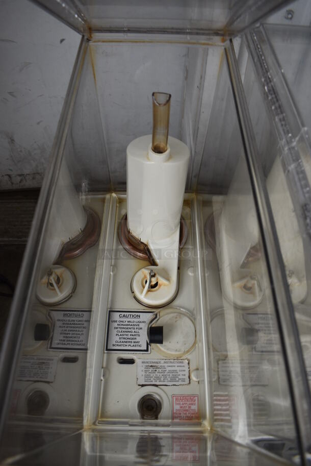 GREAT! Jetspray Model JT20 Stainless Steel Commercial Countertop 2 Hopper Refrigerated Beverage Machine. 120 Volts, 1 Phase. 16x18x27. Tested and Working! - Image 5 of 8