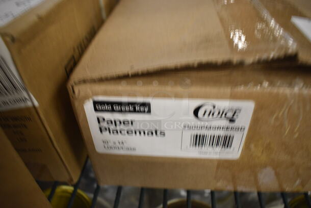 ALL ONE MONEY! Lot of 5 Various Boxes of Disposable Placemats! Includes 10x14 - Image 2 of 8