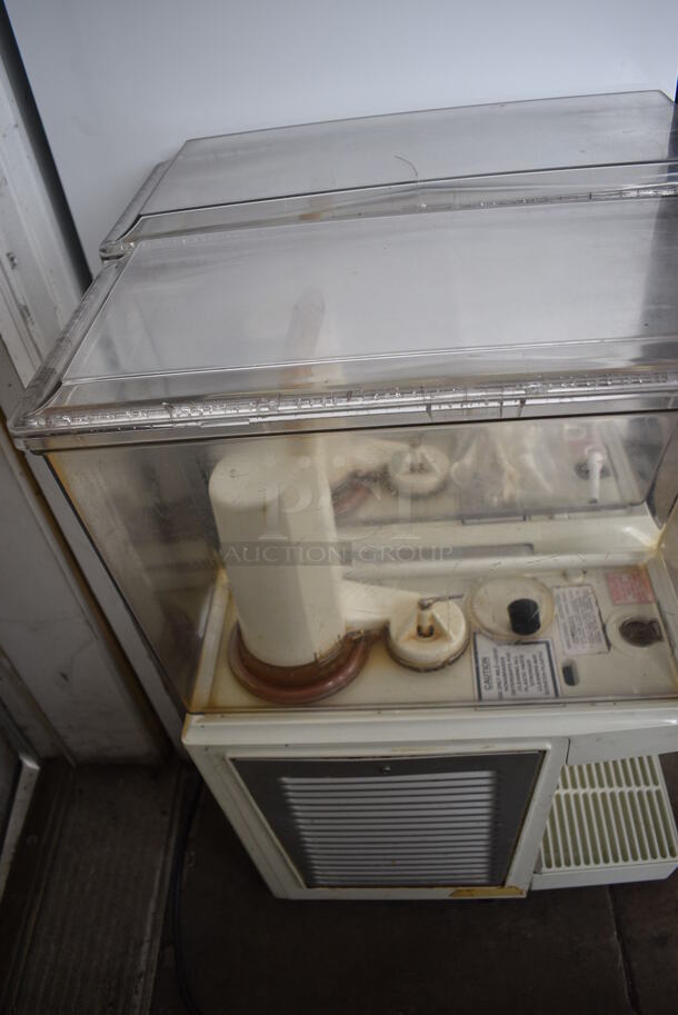 GREAT! Jetspray Model JT20 Stainless Steel Commercial Countertop 2 Hopper Refrigerated Beverage Machine. 120 Volts, 1 Phase. 16x18x27. Tested and Working! - Image 8 of 8