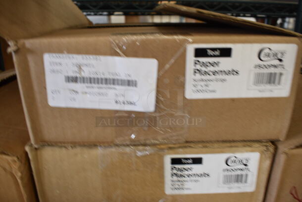 ALL ONE MONEY! Lot of 5 Various Boxes of Disposable Placemats! Includes 10x14 - Image 5 of 8