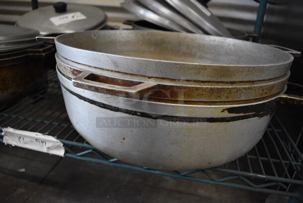 3 Metal Pots. 17.5x14.5x5. 3 Times Your Bid! - Image 3 of 3