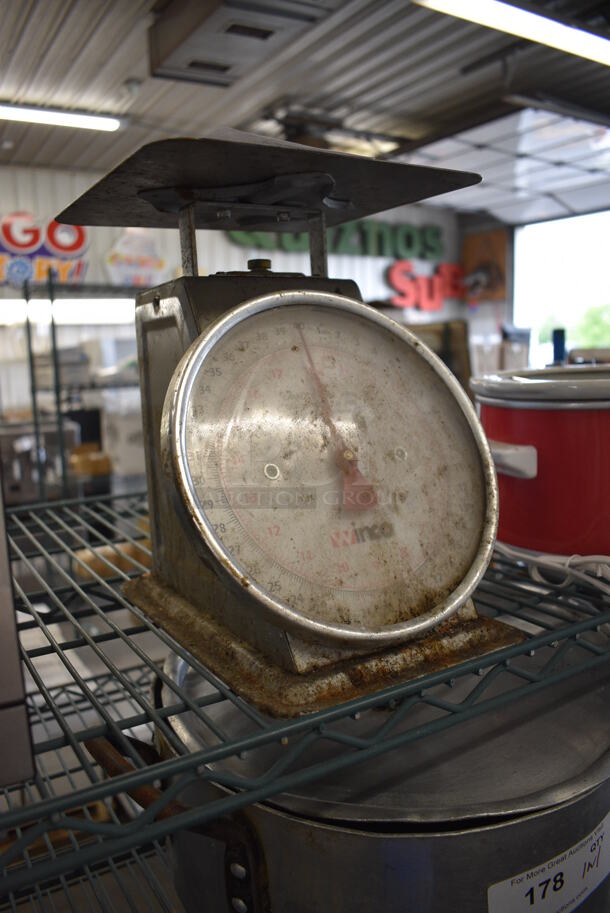 Winco Metal Commercial Countertop Scale. 8.5x10.5x10 - Image 2 of 5