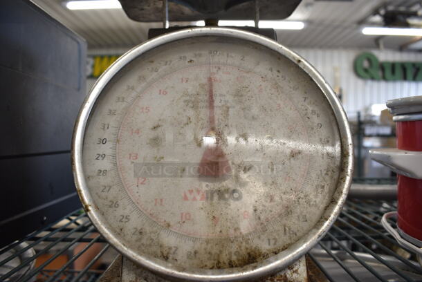 Winco Metal Commercial Countertop Scale. 8.5x10.5x10 - Image 4 of 5