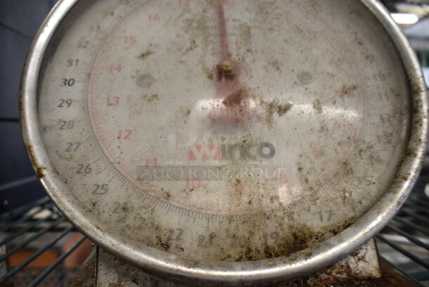 Winco Metal Commercial Countertop Scale. 8.5x10.5x10 - Image 5 of 5
