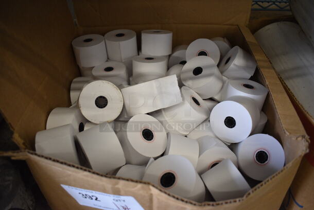 ALL ONE MONEY! Lot of Receipt Paper Rolls!