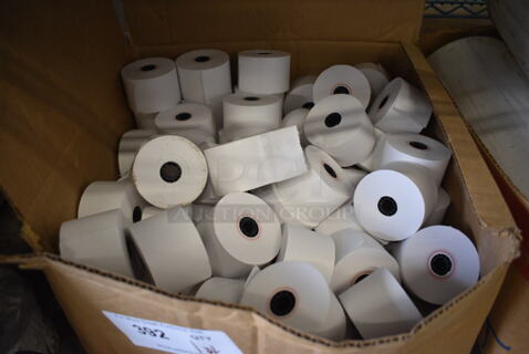 ALL ONE MONEY! Lot of Receipt Paper Rolls!