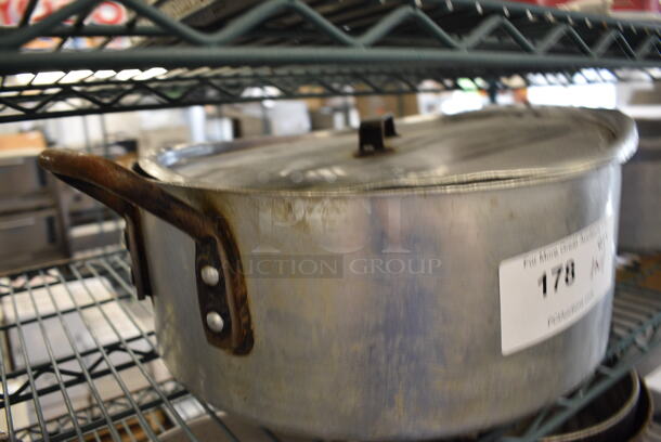 Metal Stock Pot w/ Lid. 18.5x14.5x6 - Image 2 of 3