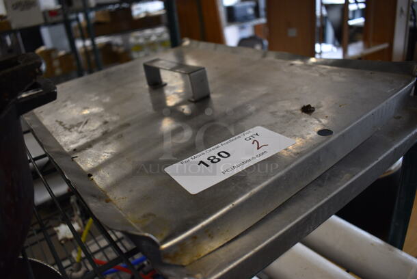 2 Metal Lids. 14.5x19.5x3. 2 Times Your Bid! - Image 2 of 3