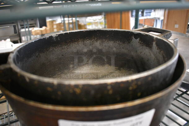 2 Metal Pots. 14.5x12.5x4.5, 14x10.5x5. 2 Times Your Bid! - Image 2 of 2