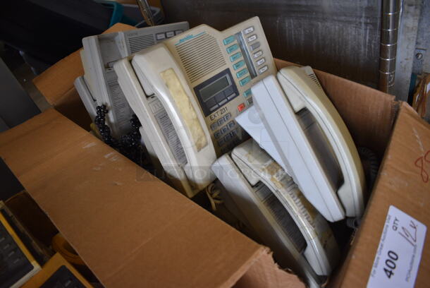 12 Various Office Corded Telephones; Norstar and Meridian. Includes 11x9x4.5. 12 Times Your Bid! - Image 2 of 4