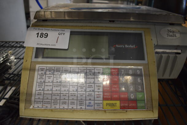 Avery Berkel Model M2100 Metal Commercial Countertop Food Portioning Scale. 110-240 Volts, 1 Phase. 15.5x18x8. Tested and Working! - Image 2 of 5