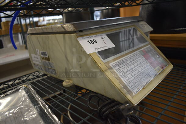 Avery Berkel Model M2100 Metal Commercial Countertop Food Portioning Scale. 110-240 Volts, 1 Phase. 15.5x18x8. Tested and Working! - Image 3 of 5