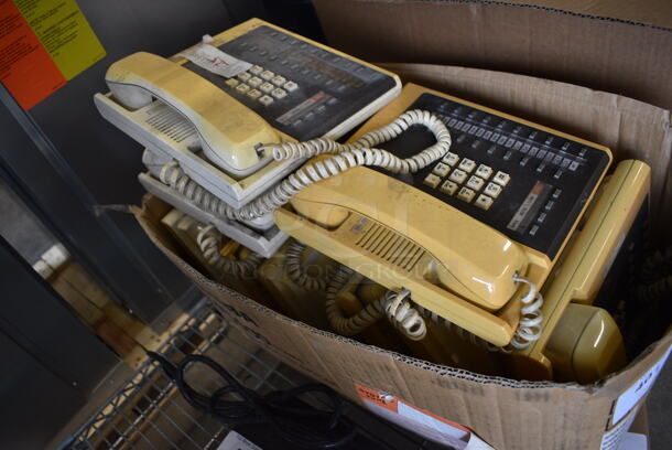 9 Toshiba Model EMT2203 Corded Office Telephones. 9x9x4.5. 9 Times Your Bid! - Image 3 of 4